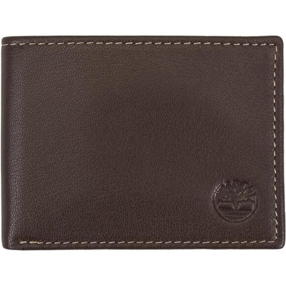Blix Slimfold Leather Wallet, Brown - Picture 7 of 7